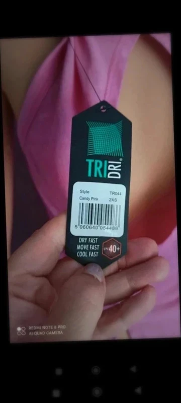 PINK TRI DRI SPORT TANK TOP 2XS – Open back – Brand new with tag – photo 7